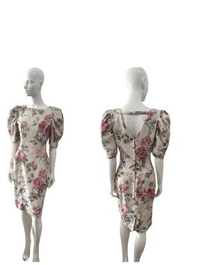 Vintage Braemar By Diana Charles Floral Dress